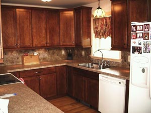 Stained Kitchen Reface Image